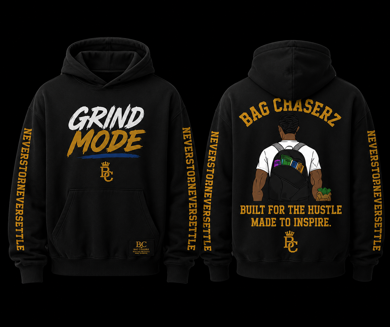GRIND MODE Premium Hoodie