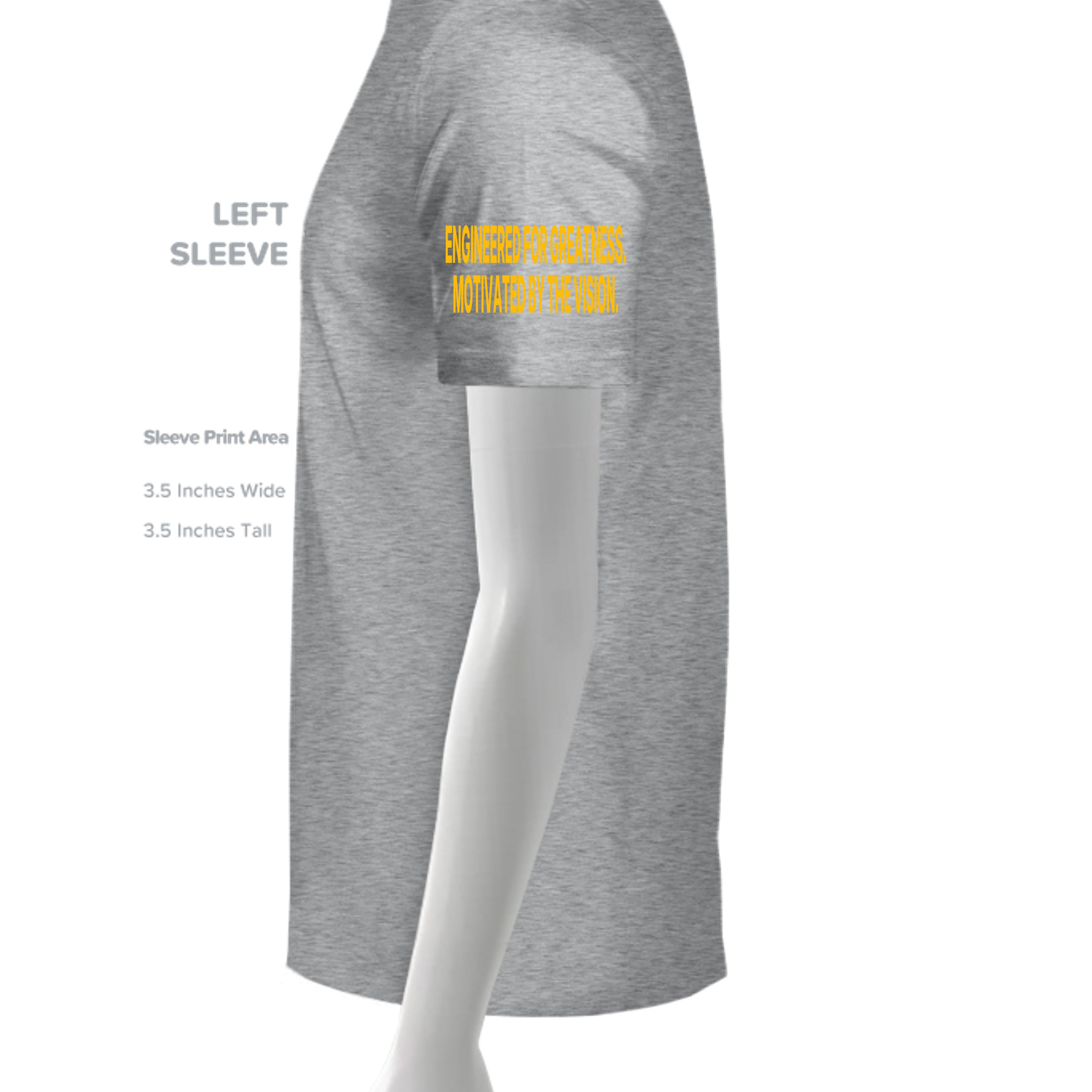 HEATHER GRAY - 3600 - SLEEVE_LEFT